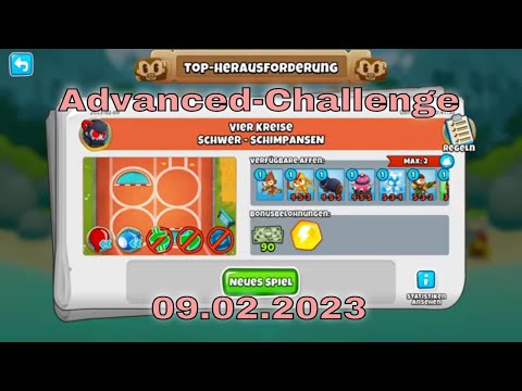 Top-Herausforderung 09.02.2023 | bloonstd6 - Advanced Challenge Blast Back Breakdancing Bloons!