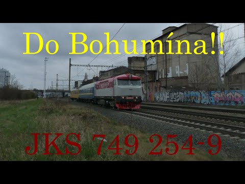 Zajímavé železniční postřehy - JKS 749 254-9 s měřícím vozem do Bohumína!!!