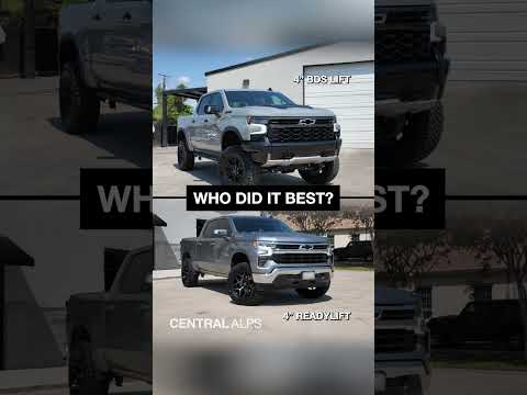 4" BDS Lift VS. 4" ReadyLift on a 2024 Chevy Silverado 1500