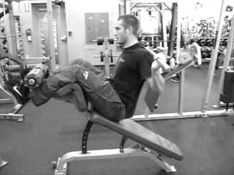 BN - Decline Sit-Ups with Stick