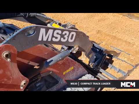 Leveling Out Horse Arena With The MS30 Track Loader