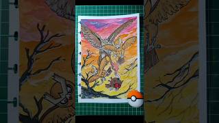 #pokemonyoutube #pokemondrawing #dibujo Night Skies in Chaos: Fearow Attacks the Noctowl Flock”