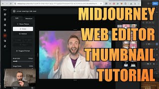 Using Midjourney’s Editor to Create My SEO Laboratory Thumbnail