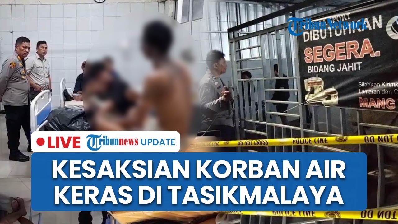 LIVE: Kesaksian Korban Penyiraman Air Keras di Tasikmalaya, Pelaku Eks Karyawan Diduga Sakit Hati