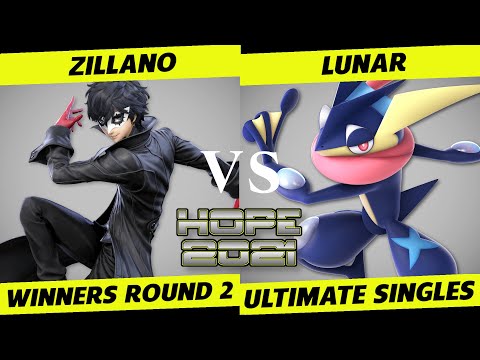 HOPE 2021 Winners Round 2 - Zillano (Joker) vs. Lunar (Greninja) - SSBU