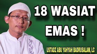 Download lagu 18 Wasiat Umar bin Khattab — Nasihat Emas Sepanjang Zaman | Ustadz Abu Yahya Badru Salam, Lc mp3 Download lagu 18 Wasiat Umar bin Khattab — Nasihat Emas Sepanjang Zaman | Ustadz Abu Yahya Badru Salam, Lc mp3