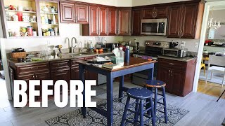 Painting Kitchen Cabinets White: Step-by-Step Tutorial! - Thrift Diving