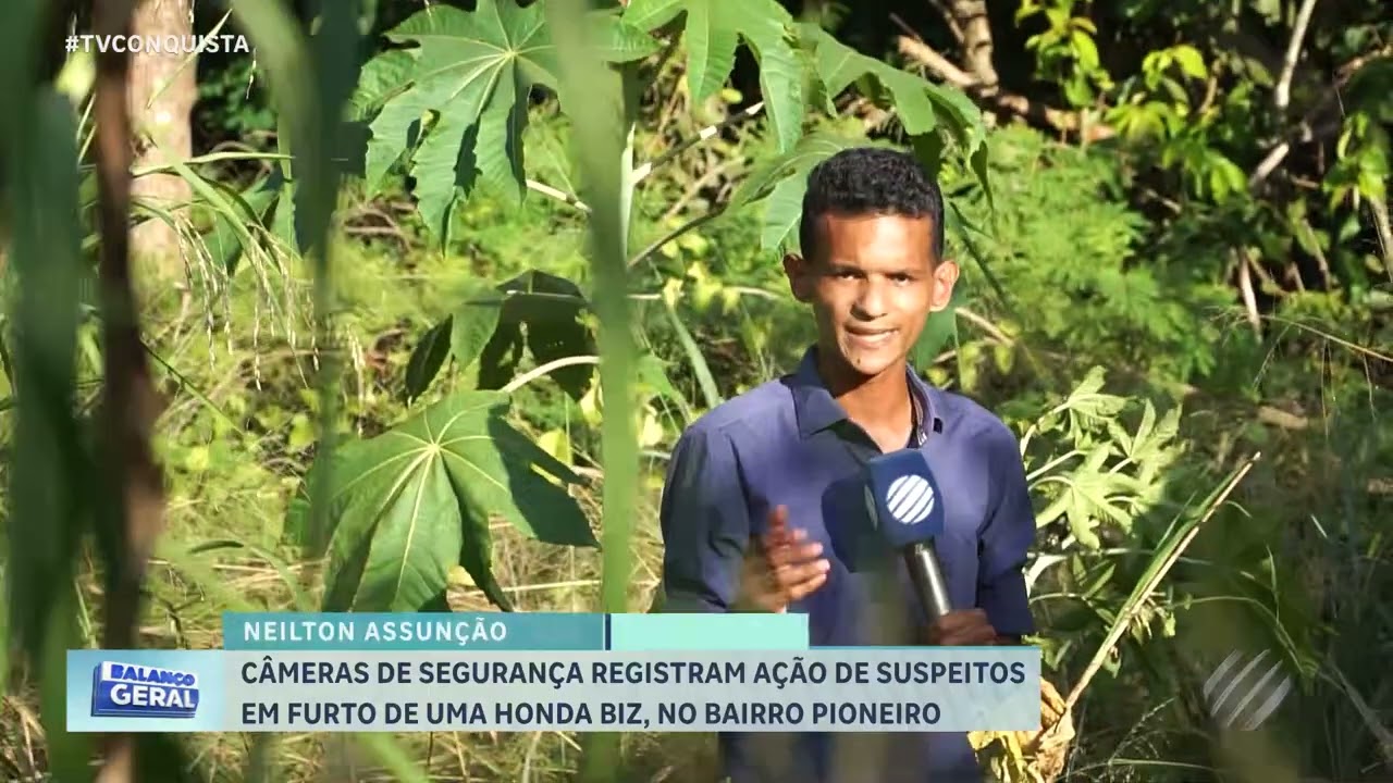 Honda Biz furtada é recuperada; câmeras registram ação dos suspeitos no Bairro Pioneiro