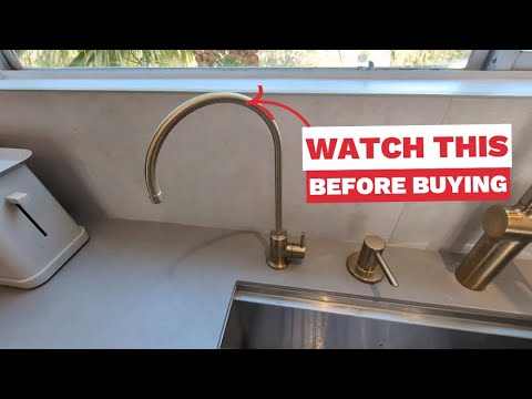 Одинарный кран для питьевой воды золото матовое KRAUS Purita FF-100BB-4 - фото 6 - id-p1498449293