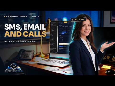 Communications — SMS, email and calls in ChronosCodex — video tutorial