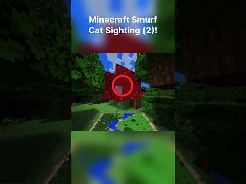 MelonMC - Minecraft SMURF CAT SIGHTING! (2) #minecraft #minecraft_pe #minecraftshorts