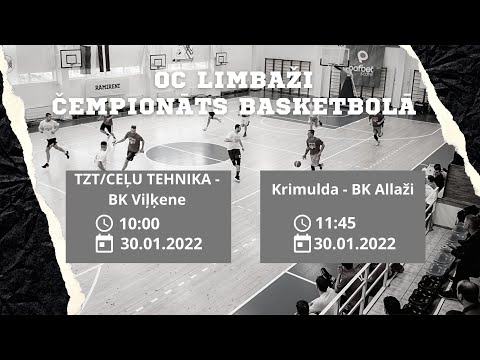 OC Limbaži čempionāts basketbolā 30.01.2022 (pirmās spēles)