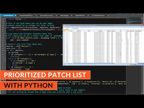 Building A Prioritized Patch List With Python