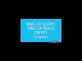 King of glory king of Peace Hymn with Tonic Solfa.