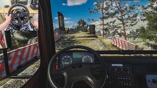 Offroad Truck Simulator - Heavy Duty Challenge Gameplay #1 [Steering Wheel Gameplay]