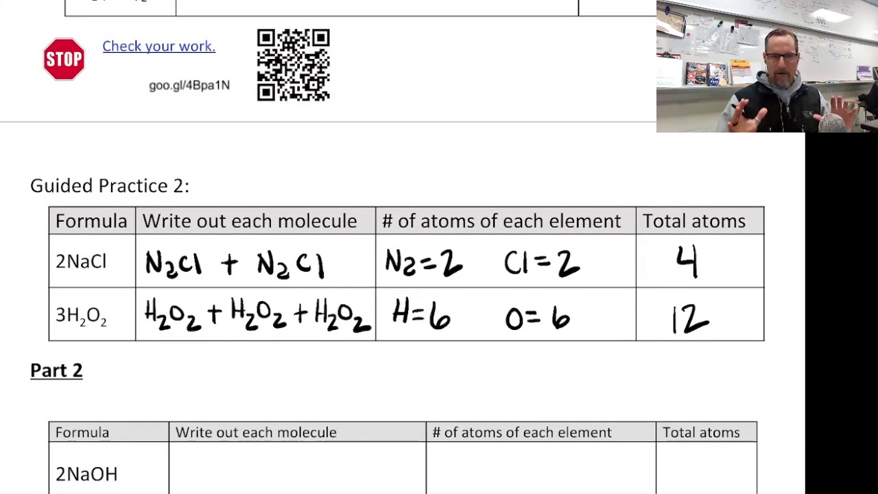 Counting Atoms Guided Practice