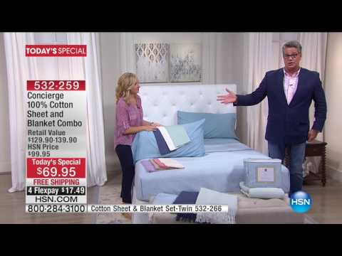 HSN | HSN Today: Concierge Collection Bedding 05.17.2017 - 08 AM