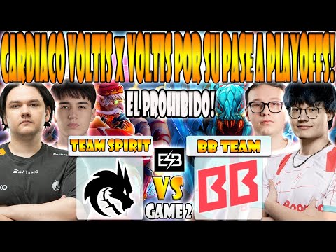 TEAM SPIRIT vs BB TEAM BO3[GAME 2]YATORO, COLLAPSE, LARL vs GPK, KIRITYCH-PGL WALLACHIA SEASON 6-ESB