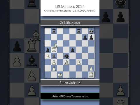 Burke, John M vs. Griffith, Kyron, US Masters 2024, Round 3, 1-0