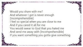Bare Jr. - Give Nothing Away Lyrics