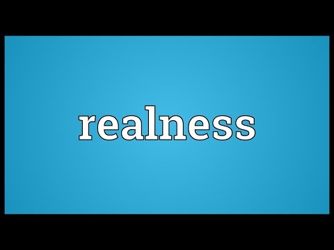 Realness Synonym