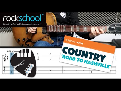 Rockschool Premiere Guitar - 'Road to Nashville' [WITH BACKING TRACK]