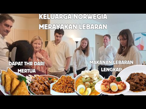 LEBARAN BARENG KELUARGA NORWEGIA SEMUA SUKA MAKANAN INDONESIA SAMPAI BUNGKUS!