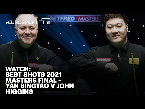Watch: Yan Bingtao v John Higgins | Best Shots Final - 2021 Masters | Snooker | Eurosport