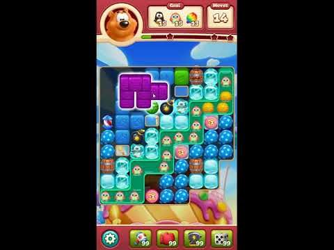 Toon Blast Level 8339 - NO BOOSTERS 🐻🐺🐱 | SKILLGAMING ✔️