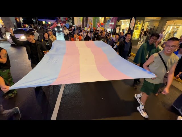 3,000 march for transgender rights in Taipei