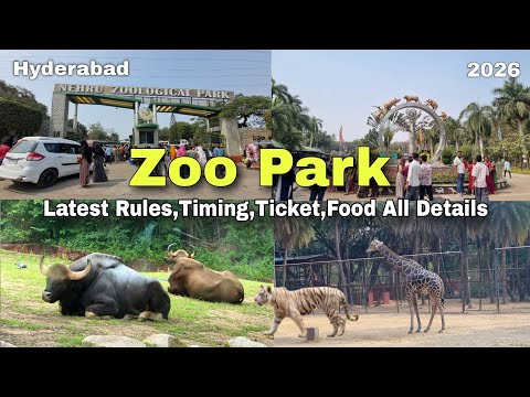 Nehru Zoo Park Hyderabad || Latest Rules,Timings,Ticket,Food All Details || Telangana