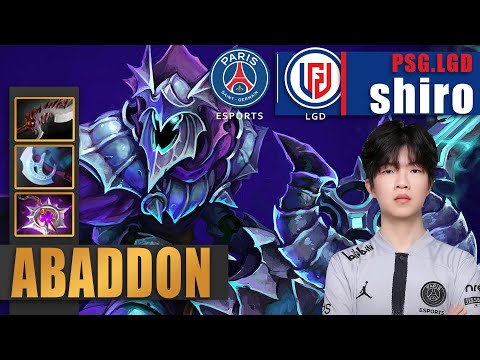 Abaddon Safelane | PSG.LGD.shiro | IMBA RARE CARRY HERO PLAYED BY SHIRO | 7.33c Gameplay Highlights