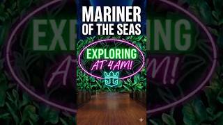 Alone on Mariner of the Seas at 4AM! | Royal Caribbean Ship Tour & Exploration