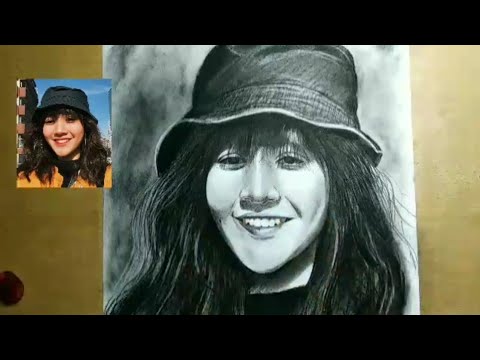 Keren gambar FEBBY RASTANTY (pensil Charcoal)