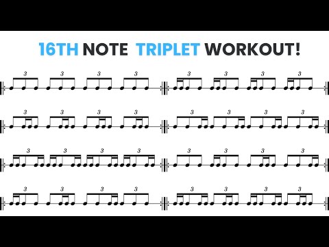 A Great 16th Note Triplet Workout - Rhythm Practice 🎶