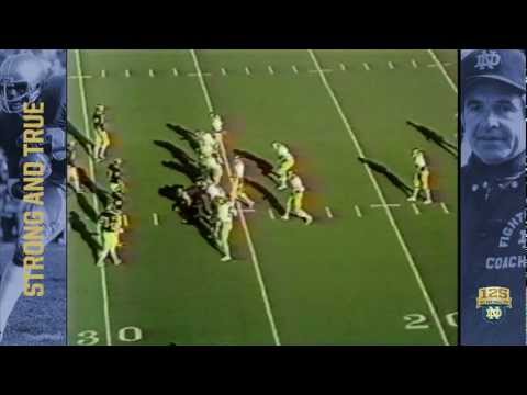 1979 vs. Michigan – Crable FG Block – 125 Years of Notre Dame Football – Moment #046