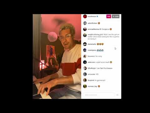Dan Smith (Bastille) performing 'Jolene' and 'The Draw' on Instagram Live