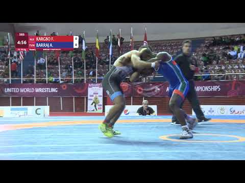 Round 3 FS - 79 kg: F. KARGBO (SLE) v. A. BARRAJ (TUN)