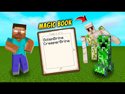 Minecraft, But Herobrine got MAGIC BOOK