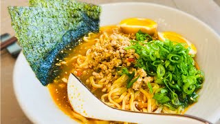 Easy Spicy Miso Ramen with Ground Pork 🍜 [Now with Voiceover for Even Better Flavor!]