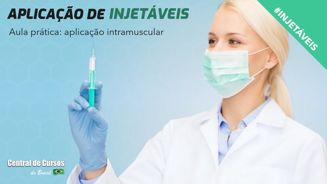 Curso de aplicação de medicamentos injetáveis. Aula prática