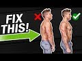 Fix Rounded Shoulders With 1 Exercise! | NO MORE NERD NECK!