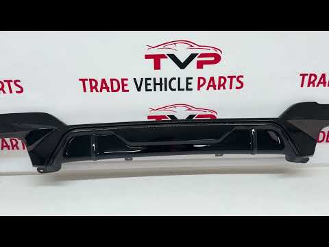 Fits BMW 3 Series G20 G21 2019-2022 Rear Diffuser Spoiler Quad Exhaust Gloss Black video