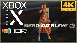 [4K/HDR] Dead or Alive 3 / Xbox Series X Gameplay
