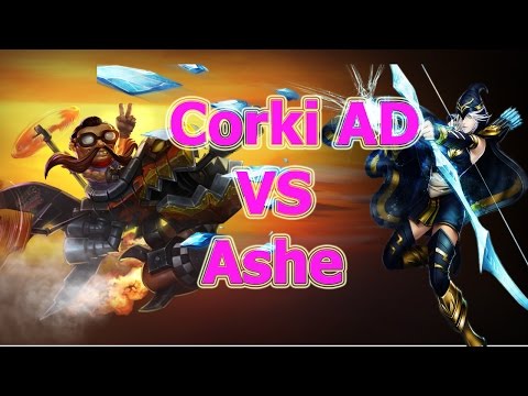 How to play Corki ad S6 - Corki vs Ashe