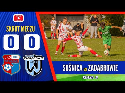 SKRÓT | Strażak Sośnica vs Wesoła Zadąbrowie | Derby!