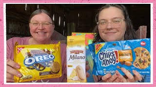 Chips Ahoy! Chocolate Caramel, Milano Lemon White Chocolate & Oreo Chocolate Covered Pretzel Review!