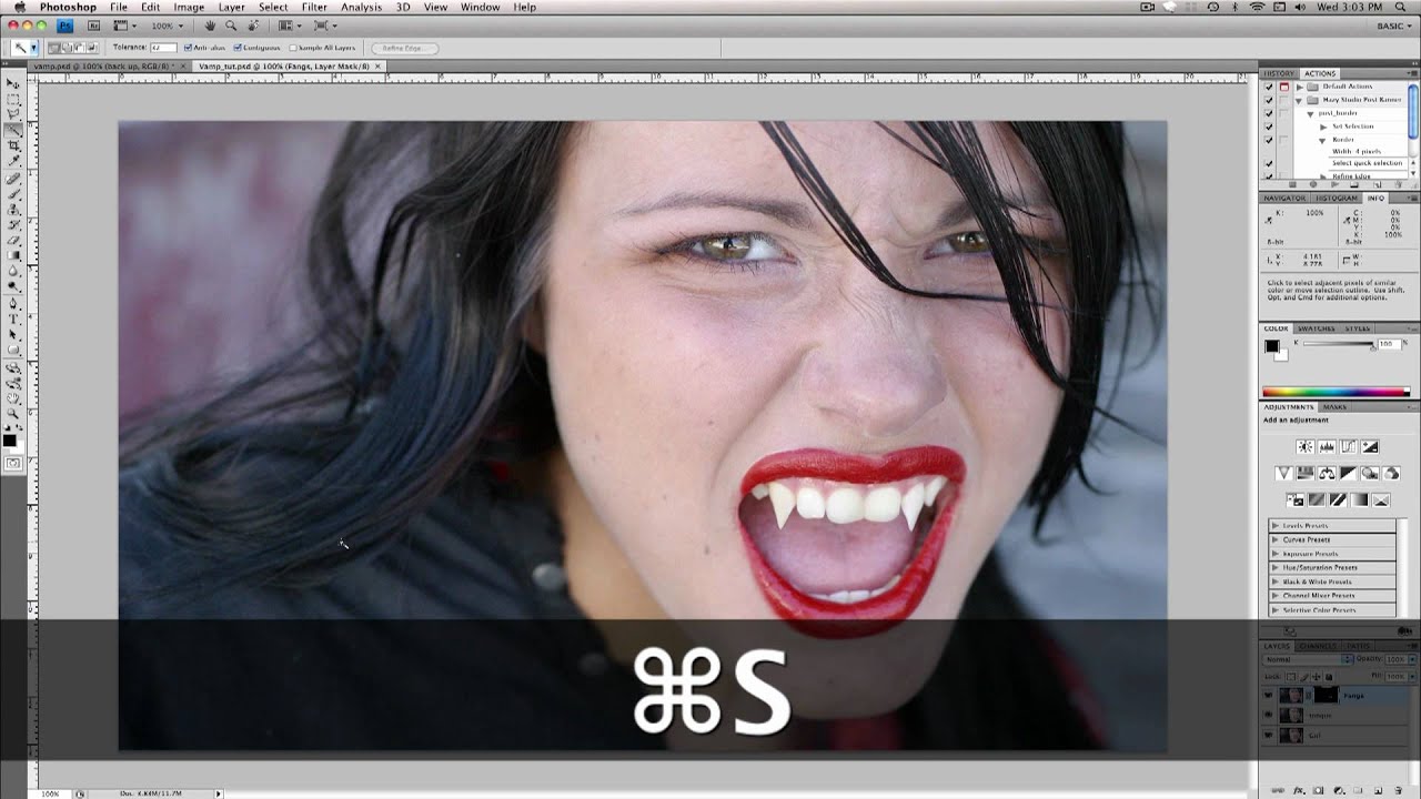 Vampire Photoshop Tutorial pt.1