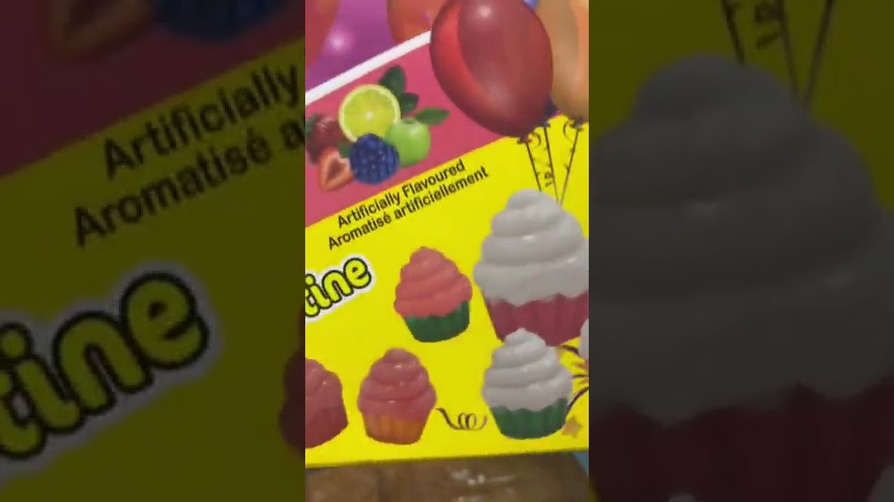 Gummy cupcakes jelly candy. Now in 4D Delicious 🤤 #shorts #candy