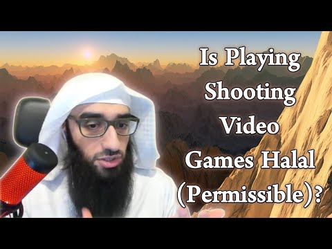Is Playing Shooting Video Games Halal (Permissible)? | Ustadh AbdulAziz Al-Haqqan